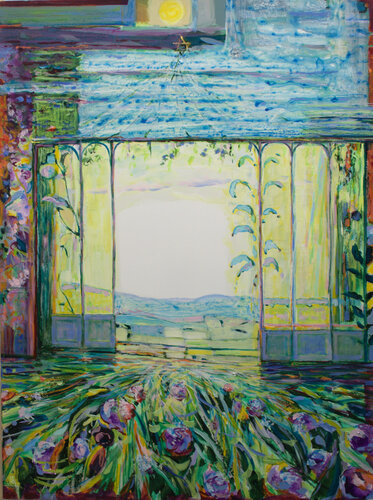 le jardin de Guelia di François Pagé, Pittura in vendita su Singulart