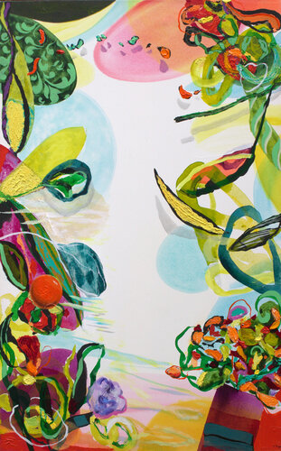 le jardin d' Anita von François Pagé, Malerei kaufen auf Singulart