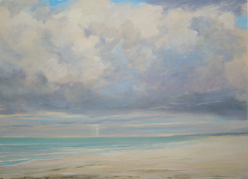 Je me souviens de la mer qui avait l'opalescence de tes yeux. Je me souviens de ce malentendu quand nos mains s'effleuraient et les nuages qui peignaient le ciel sans rien dire quand seules les vaguent murmuraient. François Pagé