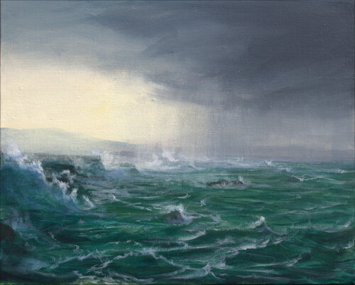 Etude de mer agitée von François Pagé, Malerei kaufen auf Singulart