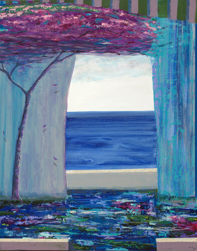 le jardin de Gaïane van François Pagé, Schilderij te koop op Singulart