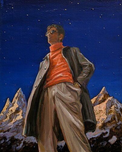 Des étoiles, rien que des étoiles. Un jour n 'y aura-t-il pas que des étoiles ? von François Pagé, Malerei kaufen auf Singulart