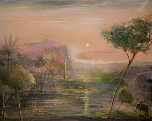 J'avais marché longtemps, j'arrivais au bord de la nuit. Le vent du sud jaune rendait au paysage encore tiède d'odorantes ombres mauves. François Pagé