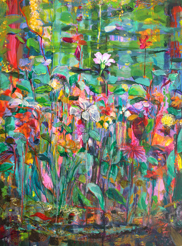 Dans le beau fouillis du monde, je n'avais vu que toi, mon inespérable amour. par François Pagé, Peinture en vente sur Singulart