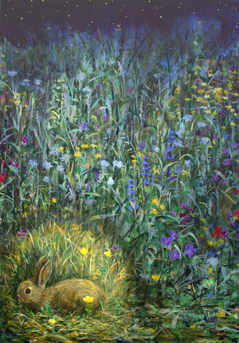 Le monde est si vaste, mais pourquoi faites-vous la lumière sur moi? par François Pagé, Peinture en vente sur Singulart