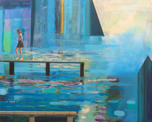 Au loin je vous regardais lire mon sms : Je vous attends ce soir à 19h prés de la cabane d'Avel, vous verrez la lumière sur les bassins est irréel, comme vos yeux hier matin. François Pagé