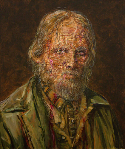 But what did you expect?Don't be afraid, I'm just your mirror. di François Pagé, Pittura in vendita su Singulart
