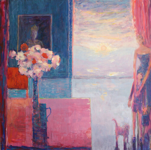 J'aurais tout fait pour être ce miroir, celui que vous regardiez chaque matin avant de partir pour l'école. di François Pagé, Pittura in vendita su Singulart