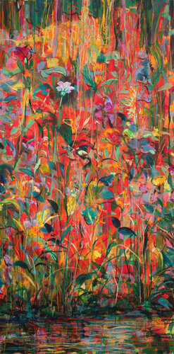 Dans le beau fouillis du monde, je n’avais vu que toi, mon indivisible amour. van François Pagé, Schilderij te koop op Singulart
