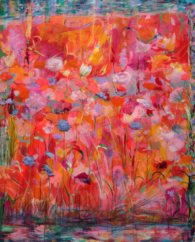 Dans le grand brouillamini du monde, je ,n'avais vu que toi mon unique destin. by François Pagé, Painting for Sale on Singulart