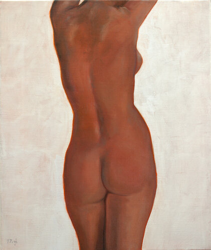 Et ton corps resplendissant s’élevait dans la blancheur du matin. von François Pagé, Malerei kaufen auf Singulart