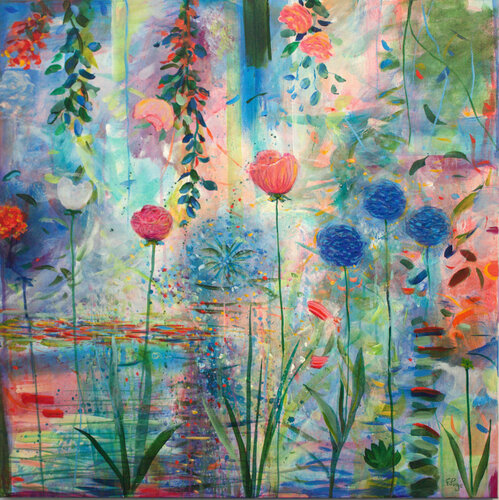 A l'approche du printemps précoce, il fallait bien vaincre les matins froids par des exploits muets. by François Pagé, 油畫 for Sale on Singulart