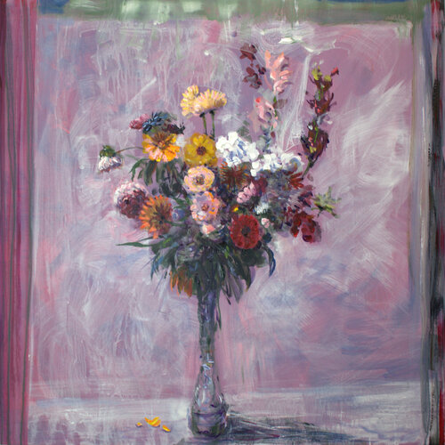 Après ton départ, dans ce bouquet, ton ange gardien y avait laissé quelques plumes. François Pagé