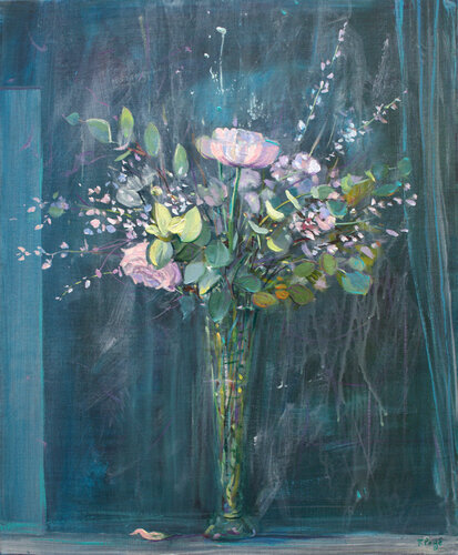 Il était là pour nos retrouvailles avec la simplicité d'un vainqueur qui ne sait pas qu'il est vainqueur, puis tu m'as souri , comme lui. di François Pagé, Pittura in vendita su Singulart