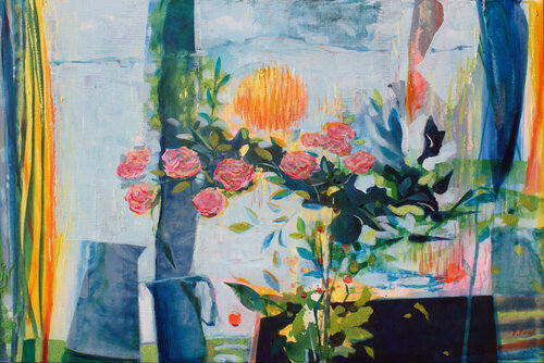 Ce n'était pas tout à fait la fin de l'hiver ni tout à fait le début du printemps, le soleil se promenait sur les collines comme un voyageur solitaire. von François Pagé, Malerei kaufen auf Singulart