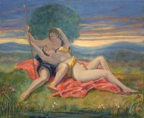 Vénus et Adonis François Pagé
