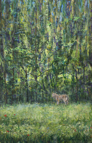 Loup, y es-tu ? by François Pagé, Painting for Sale on Singulart