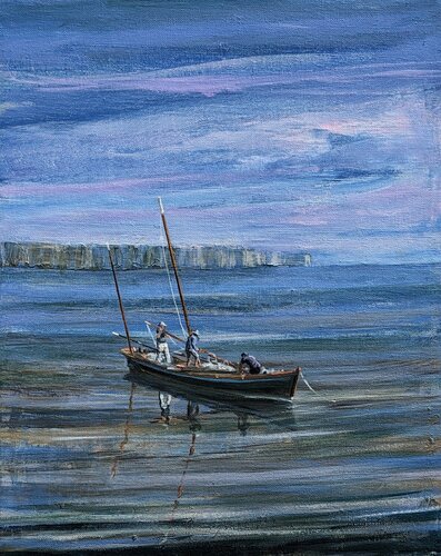 Chaque geste ancestral était répété avec la rigueur d'un métronome. by François Pagé, Painting for Sale on Singulart
