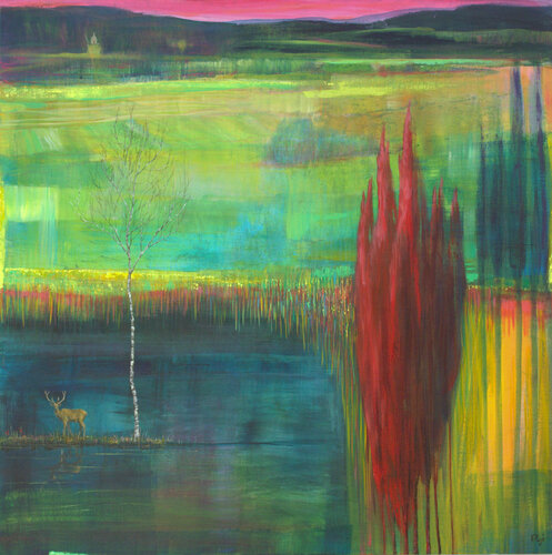 Ti Mais pourquoi faites-vous la lumière sur moi? Sol lucet omnibus. par François Pagé, Peinture en vente sur Singulart