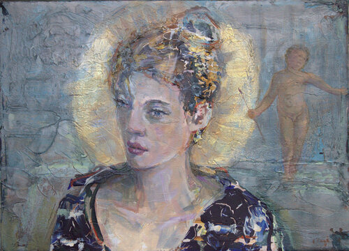 C'était à Venise, vous souvenez-vous? Vous m'aviez tellement troublé. by François Pagé, 絵画 for Sale on Singulart