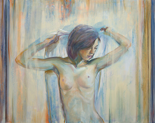 Un matin, l’œil du miroir . de François Pagé, Pintura a la venta en Singulart