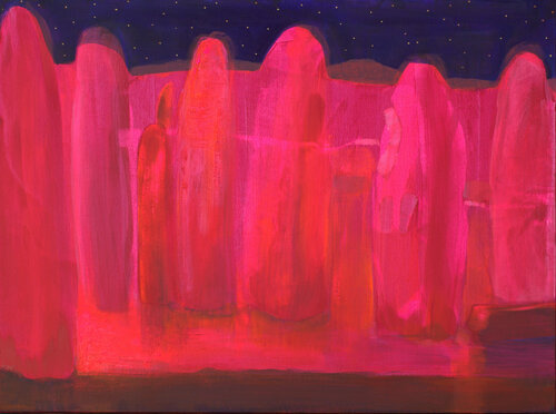 C'était la nuit brûlante du solstice, nous écoutions le chant des mégalithes, quelle joie ! de François Pagé, Pintura a la venta en Singulart