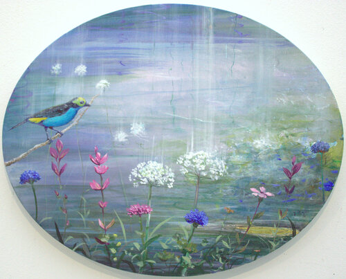 Sous l’argent de l’heure méridienne, chacune paradait sa robe nouvelle . Mais de laquelle serai-je l’amant ? de François Pagé, Pintura a la venta en Singulart