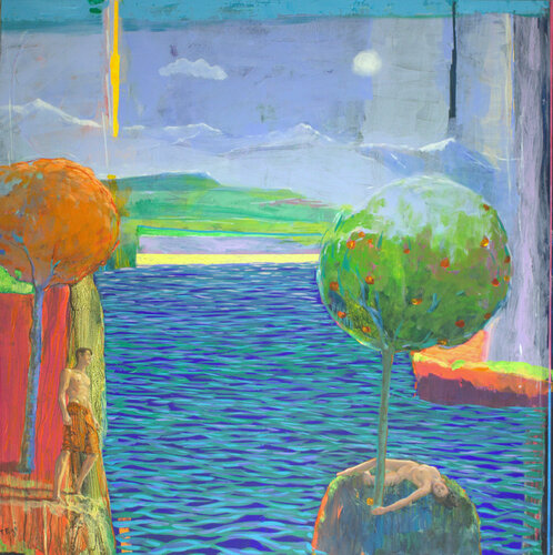 Paradise now! von François Pagé, Malerei kaufen auf Singulart