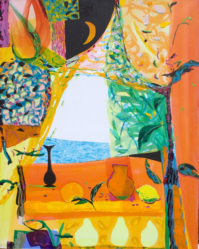 le jardin d'Enide par François Pagé, Peinture en vente sur Singulart