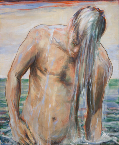 L'instant précis où Salacie tomba éperdument amoureuse de Neptune ! par François Pagé, Peinture en vente sur Singulart