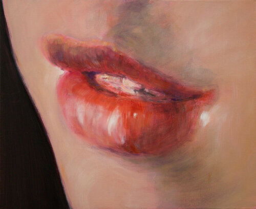 And your lips were already shining like lollipop, I forgot your pearl . François Pagé