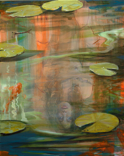 Je pourrais Anna ne pas laisser les images du passé remonter les neiges glacées des souvenirs mais même les poissons s'y méprennent . von François Pagé, Malerei kaufen auf Singulart