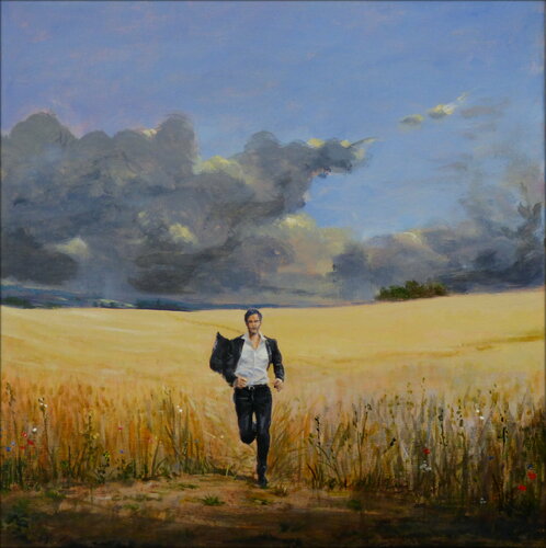 C'était le 14juillet 2020, suite à dix-sept semaines de casernement à cause de l’épidémie du covid-19, j'avais déserté, traversé la ville, couru des heures à travers bois et champs quand tout à coup je me sentis vaciller, le souffle court, j'arrivais à l’ François Pagé