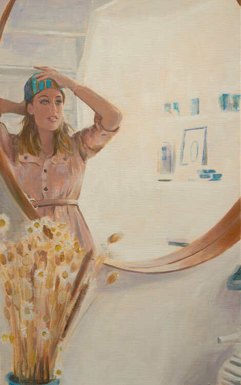 Tu plaçais ton turban de la même façon que ta mère au même âge, pourtant c'était si différent. Le temps quand il n'est plus le temps est si bouleversant. François Pagé