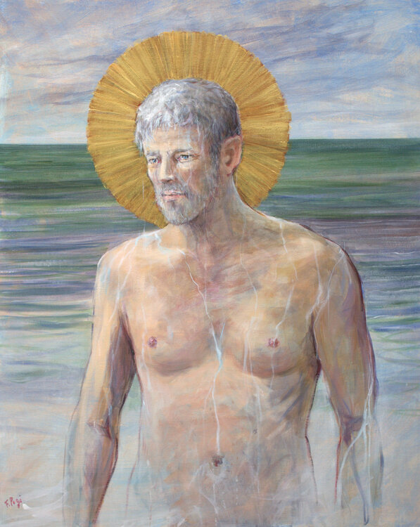 Saint Sébastien apparaissant à Lucine après sa mort François Pagé