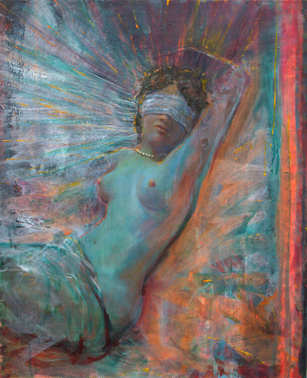 Le rêve brisé. Tu n'es jamais ce que tu es, belle Amphitrite. François Pagé