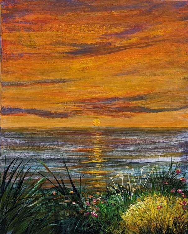 Parfois pour rivaliser avec le jardin de Soisik, tu jouais les coloristes. François Pagé