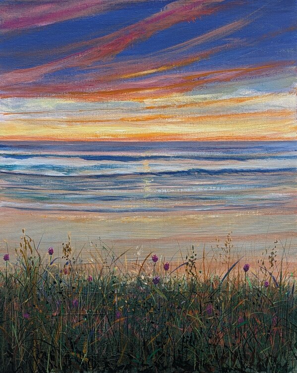 Parfois sur la lagune, tu jouais les entremetteuses entre le ciel et la flore des dunes. François Pagé