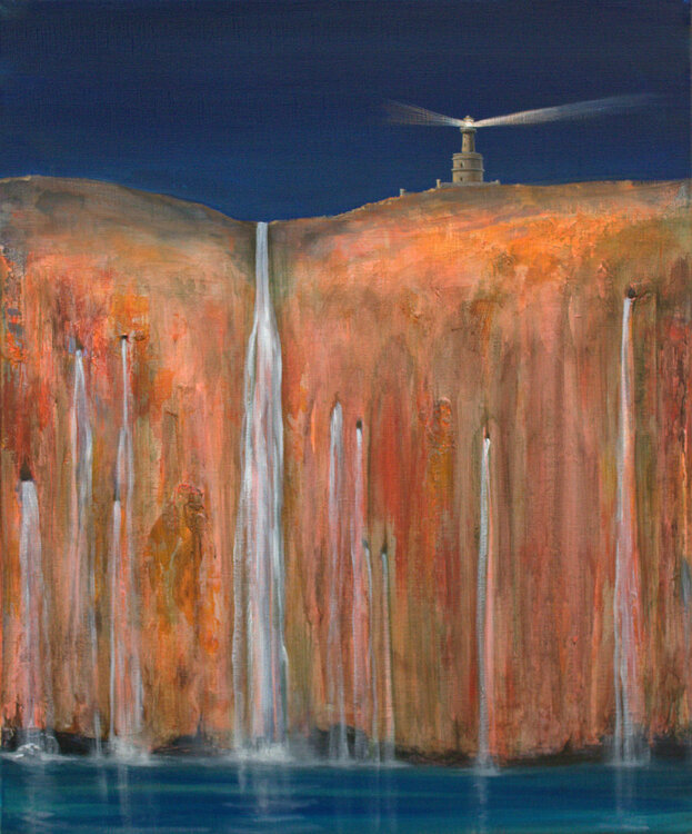 Je ramais lentement, ne percevant que le bruit fort de cascades ; ne te retourne pas ! me disais-tu, pas encore ! Je voyais dans tes yeux largement ouverts que le spectacle était bouleversant. François Pagé