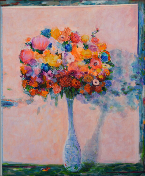 Ton bouquet savait sourire au printemps et tu riais merveilleusement avec moi. Il n'y avait pas de frontière entre nous trois, le chemin du secret dansait dans cette vapeur. François Pagé