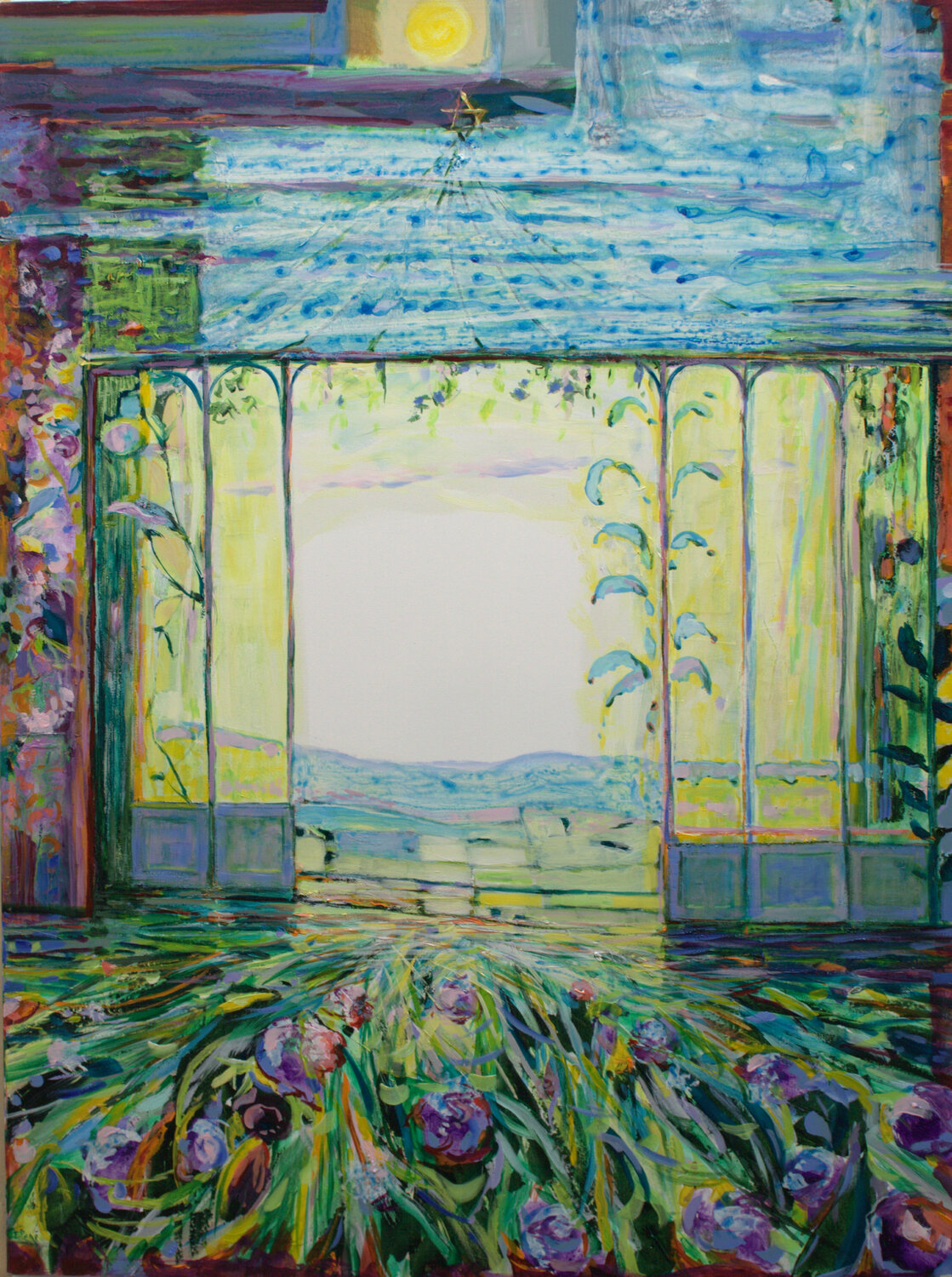 le jardin de Guelia François Pagé Originalgemälde zu verkaufen