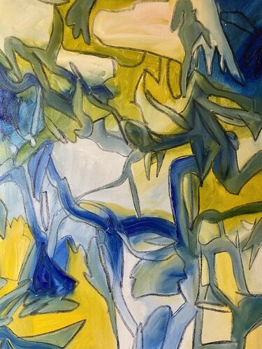Always Cross The Line van Steven Miller, Schilderij te koop op Singulart