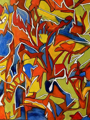 Just In the Middle van Steven Miller, Schilderij te koop op Singulart