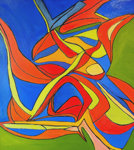 Twist of Life van Steven Miller, Schilderij te koop op Singulart