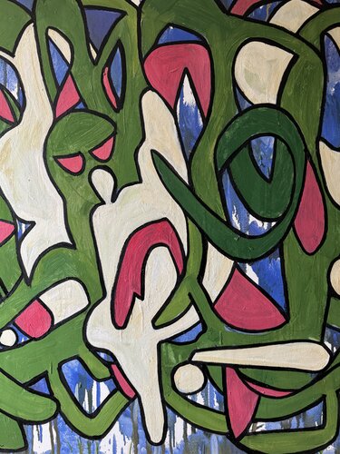 Jungle Jam van Steven Miller, Schilderij te koop op Singulart
