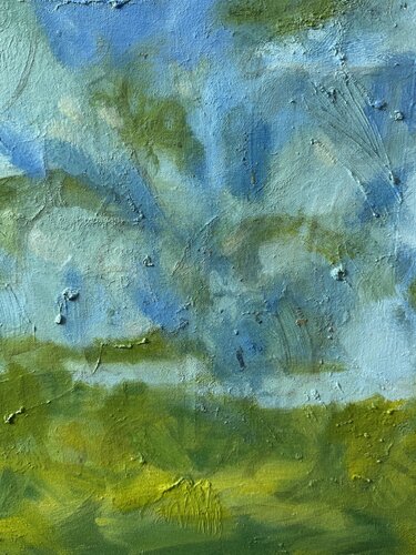 Green-Blue No. 5 van Steven Miller, Schilderij te koop op Singulart