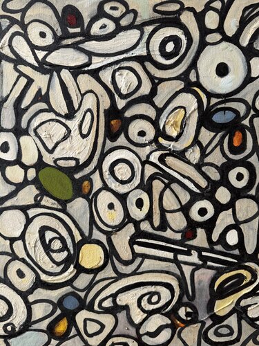 The Snow Leopard's Puzzle von Steven Miller, Malerei kaufen auf Singulart