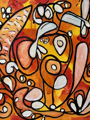 Orange No. 1 van Steven Miller, Schilderij te koop op Singulart