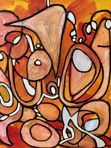 Orange No. 2 van Steven Miller, Schilderij te koop op Singulart