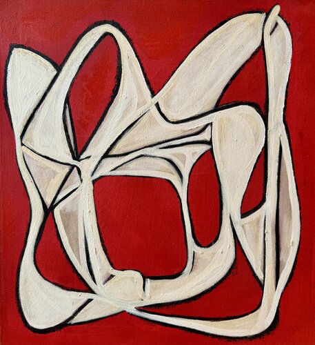 Red No. 5 van Steven Miller, Schilderij te koop op Singulart
